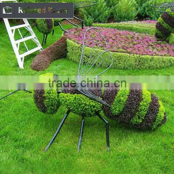 Wholesale New Product Milan Grass Topiary Animal for Garden Decoration photo-3