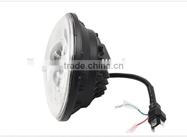 IP68 7 Inch Landrover Defender LED Headlights Hi-low Beam Moving Driving LED Headlamp photo-4