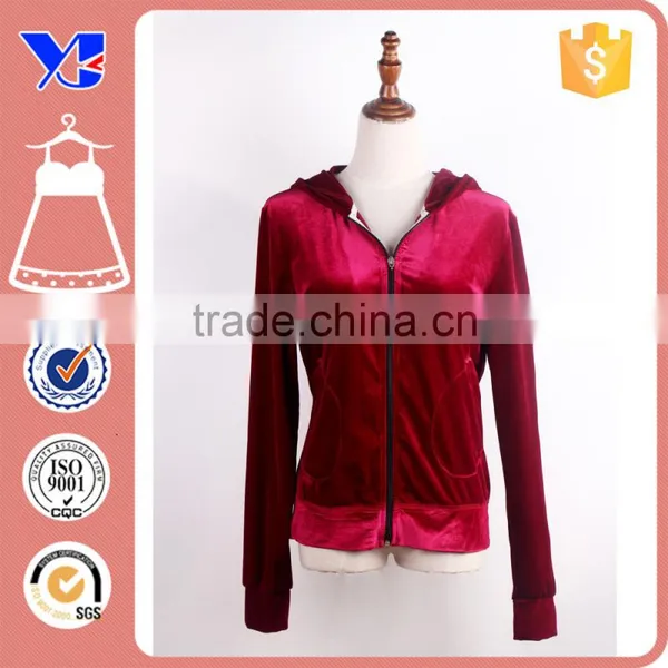 Shiny Coat With Hood and Pocket Outdoors Blazers Sports Velvet Suits