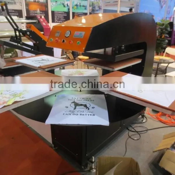 2016 NEWEST Fou Stations Heat Press Transfer Machine for Print Fabric Sheet and Tshirt photo-5