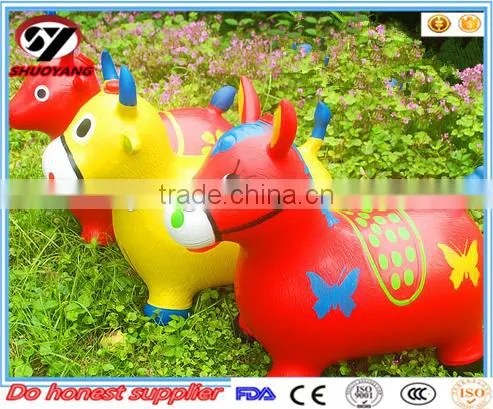 PVC Inflatable jumping animal/pony horse