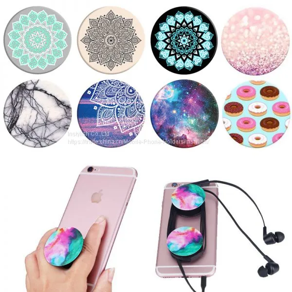 Custom Logo Printing Cell Phone Holders Finger Phone Grip