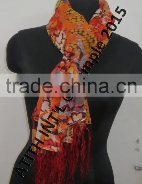 Printed Chiffon Shawl photo-3