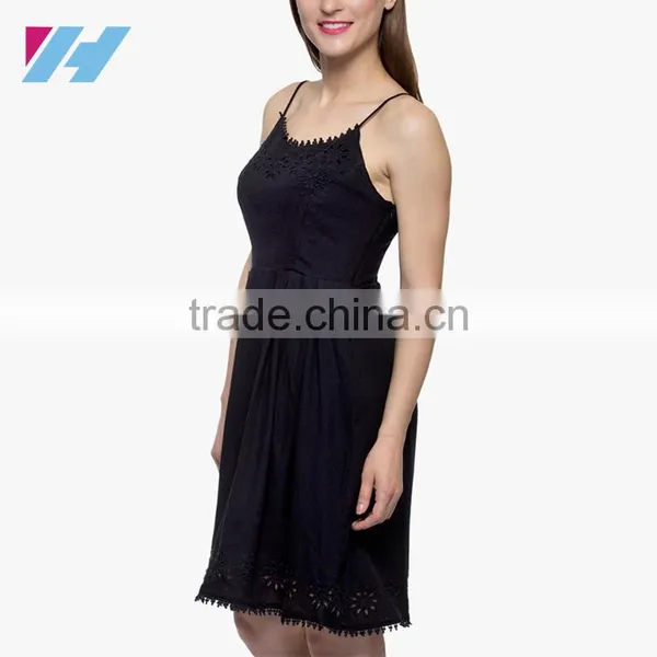 Latest Summer Casual Wear Fashion Apparel Sexy Lace Dress For Women photo-3