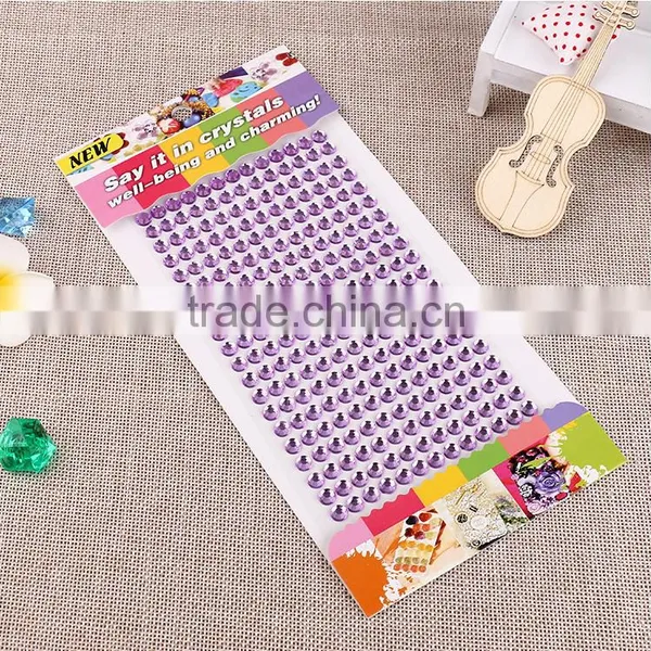 Multicolor Handmade Sticker Creative Mobile Phone Sticker Acrylic Stickers Hand Sticker for Children DIY Stickers photo-3