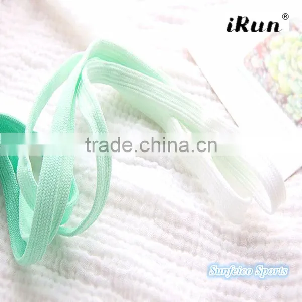 Polyester Flat Tubular Colorful Laces~7 Colours Available~Custom Width&Length Rainbow Shoe Laces~~Accept Custom photo-3