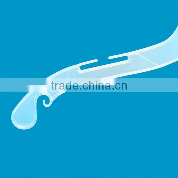 Factory Price Plastic Transparent Clothing Top Hanger photo-3