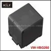 Digital Camcorder Battery VW-VBG260 for Panasonic
