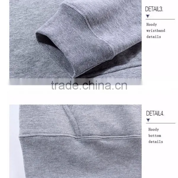 OEM Custom Heavy Cotton Blend Crewneck Sublimation Printing Sweatshirt Stitching Hoodies photo-4