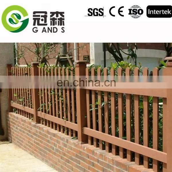 2017 Outdoor An-ti Termites Waterproof Decorative Garden Wpc Fence Composite Railing