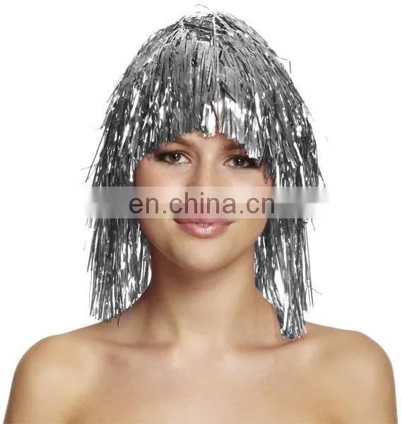 Halloween Carnival Party Tinsel Wig for Adults photo-5