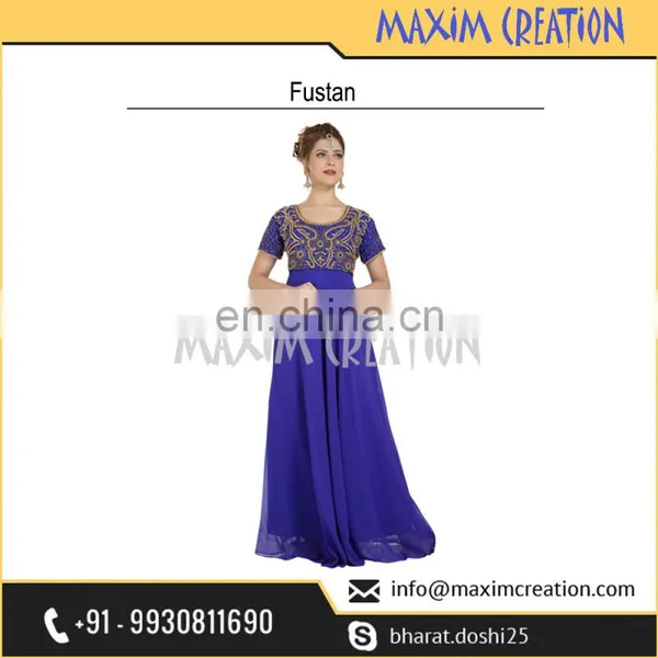 Modern Party Wear Fustan For Arabian Ladies With Exclusive Design By Maxim Creation 6559 photo-4