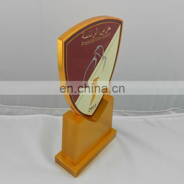 Enamel Logo Shield Shape Metal Award Trophy photo-4