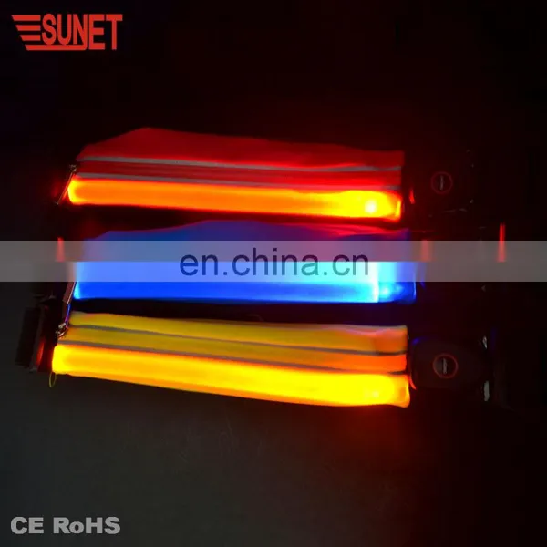 Shenzhen Manufacturer Led Waist Pack Bag, Running Workout Belt, High Visibility Runner Belt photo-3