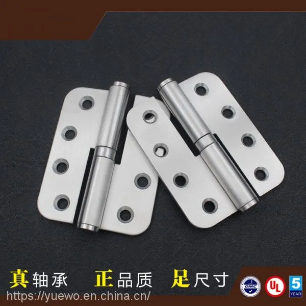 80*63.5 Stainless Steel Static Bearing Export Hafre Type Unloaded European H-hinge OEM