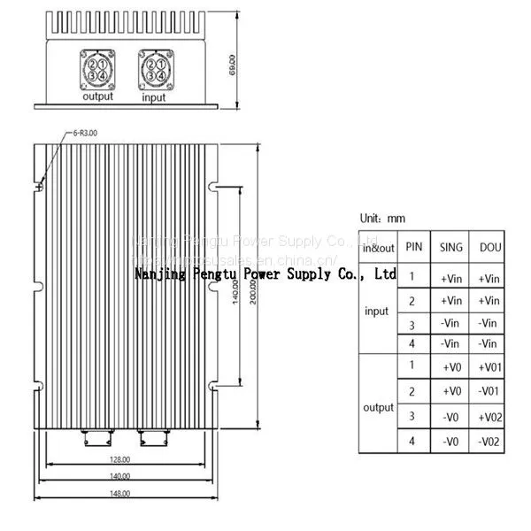 PDE-B Series 400-500W DC DC Power Supply photo-2