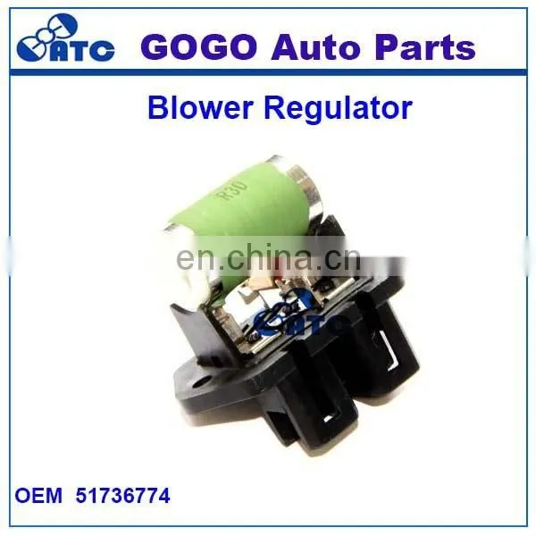 High Quality Radiator Fan Motor Resistor for Alfa Romeo OEM 51736774 7739435 / 60811737 / 7782831 photo-4