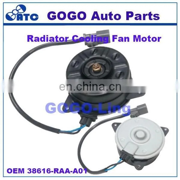 GOGO Engine Cooling Fan Motor FOR 03-07 H-on da OEM 75757, 2403-257065, PM9160, RM 9160, 38616-RAA-A01