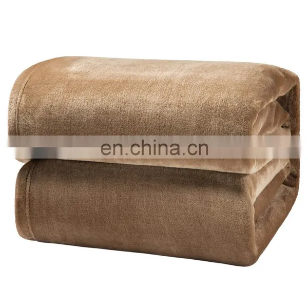 Eco Friendly 100% Polyester Breathable Flannel Fleece Blanket For Sleep photo-7
