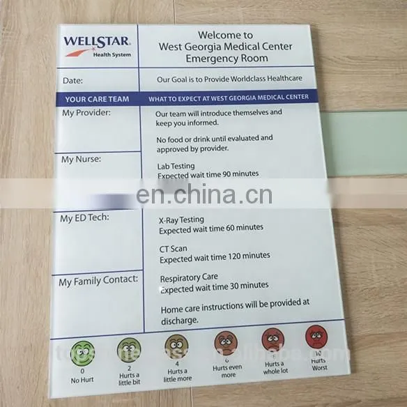 Customized Tempered Message Notice Writing White Board Glass Office photo-4