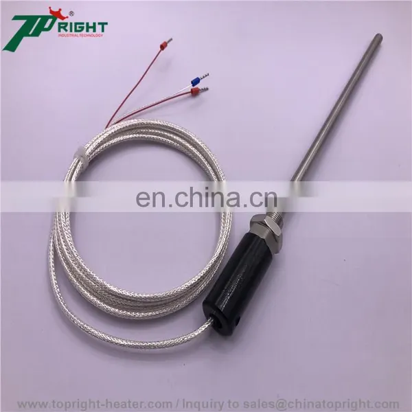 3 Wires Lead Certificate Dia 6x150mm Pt100 Temperature Sensor photo-4