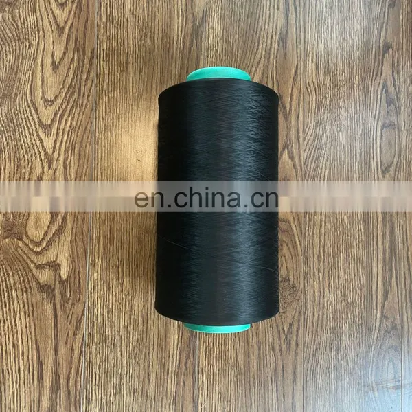 DTY 150D/48F BLACK HIM SD 100% Polyester Filament Yarn Polyester Dty Yarn photo-2