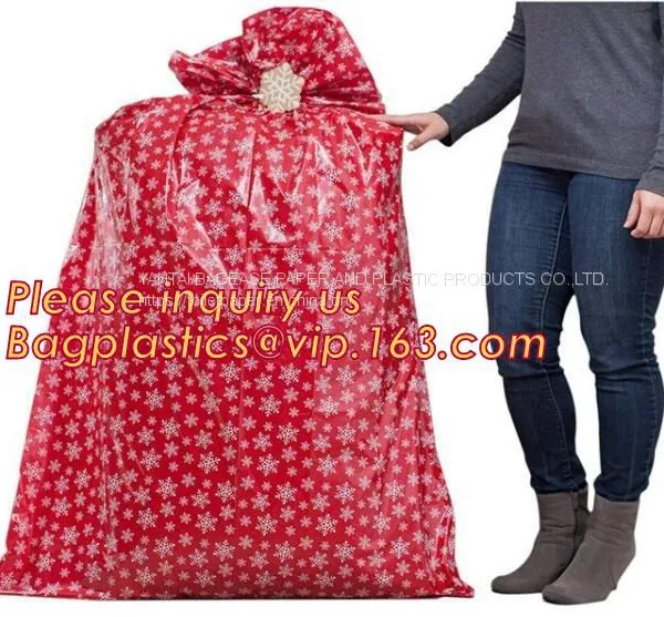 Large Size Custom Design Plastic Biodegradable Disposable Christmas Giant Gift Bag,Bike Bags Gift Cover Giant Gift Bags photo-3