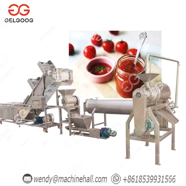Puree Production Process Tomato Sauce Making Machines Suppliers Tomato Paste Production Line Price Tomato Ketchup Plant Project