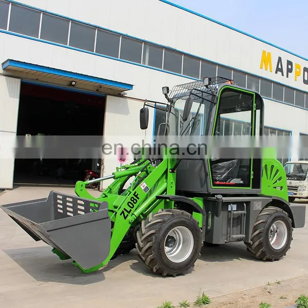 Home USE CE Approved ZL08F 908 800KGS Mini Front End Small Farming Wheel Loader 4 Wheel Drive Loader for Clean photo-4