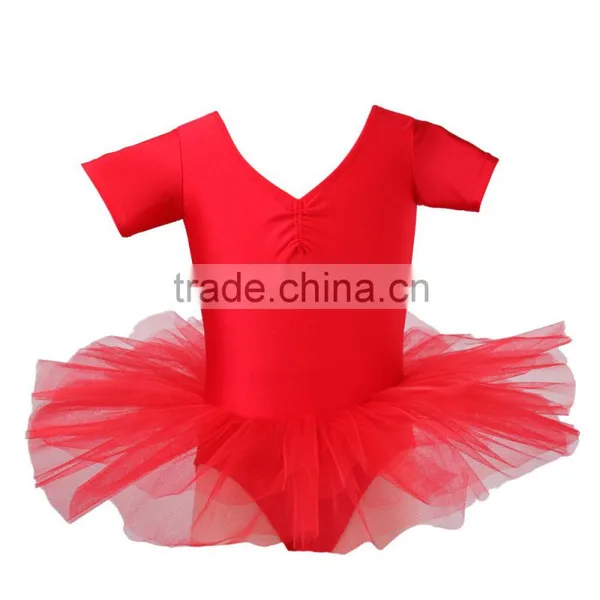 Beijing Plant Wholesale Short Sleeves 3 Layers Ballet Performance Tutus Kids photo-2