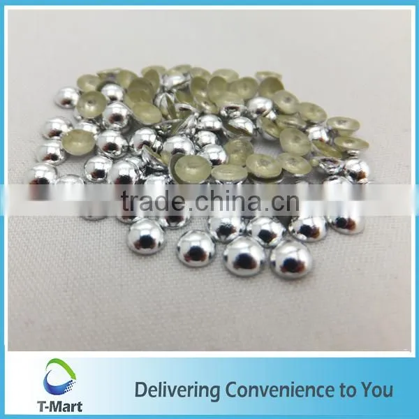 Lt.purple Korean Hot Fix Metal Dome Studs photo-6