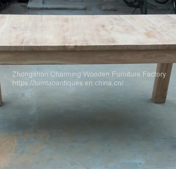 Solid Elmwood Dining Table,extendable
