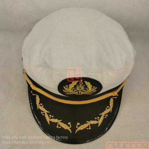 Flat White Navy Hat Cross-border Trade Captain Captain Cap Beach Yacht Party Anchor Sailor Hat Hat photo-5