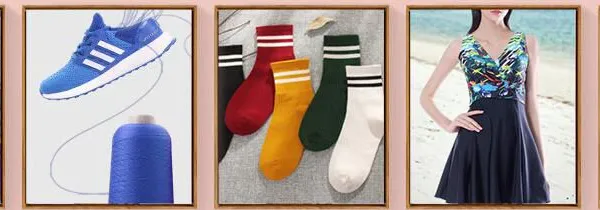 High Stretch Polyester Yarn 75d/1 Hank Dyed 100% Polyester Yarn Low Breakage Dty Yarn for Elastic Webbing photo-4