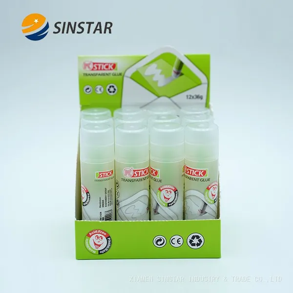 good quality PVA school supplies office glue sticks 18pcs1box set school glue stick universal glue