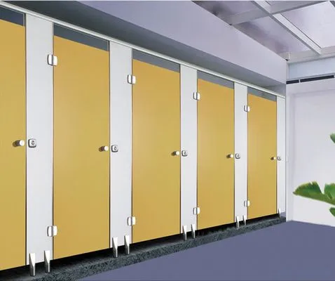 Popular High Quality Commercial Solid Surface HPL Shower Cubicle Toilet Dimensions Toilet Cubicles for Sale