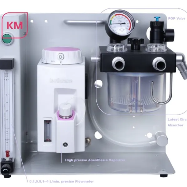 Classical Veterinary Anesthesia Machine With Anesthesia Vaporizer and Flow Meter