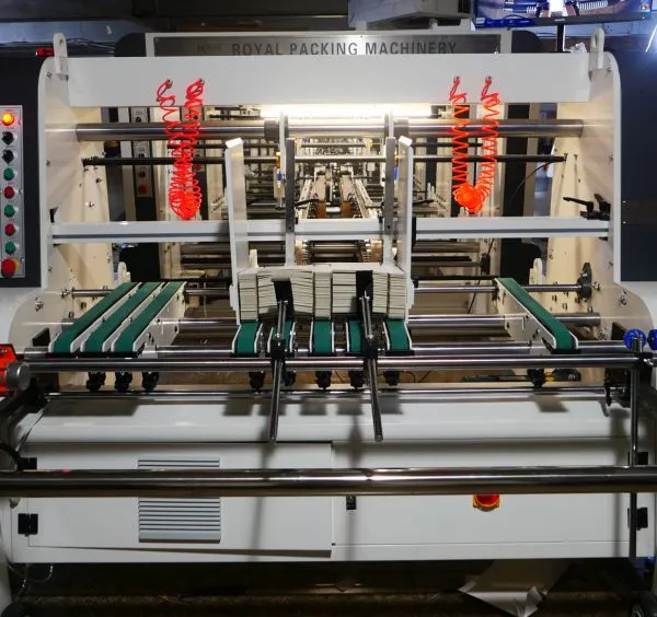 Automatic 4 Corner Box, 6 Corner Box, Pizza Box, Large Box Gluing Folding Machine photo-3