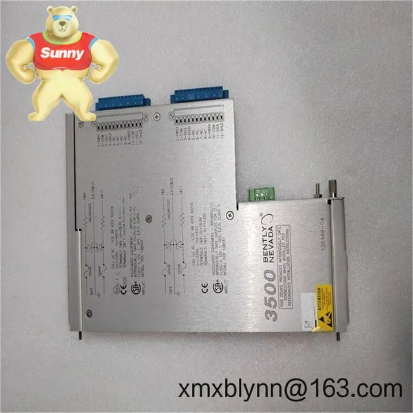 Bently Nevada 135489-04 I/O Module – Rear I/O Interface for 3500-series Vibration and Machinery Protection photo-2
