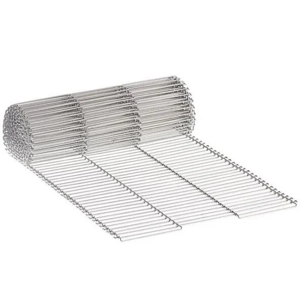 Stainless Steel Ladder Conveyor Belt Chain Link Edge/S Edge Heat Resistant Woven Mesh for Bending/Welding/Cutting photo-3