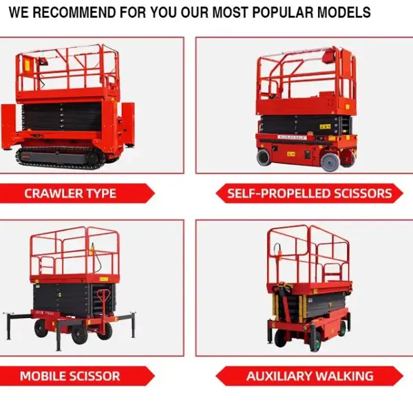 4m 6m 10m 12m 16m Mobile Self Propelled Aerial Work Platform Electric Scissor Lift Electric Scaffolding photo-5