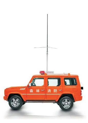 5m Aluminum Magnesium Alloy Manual Crank Telescopic Mast for Antenna Mounting