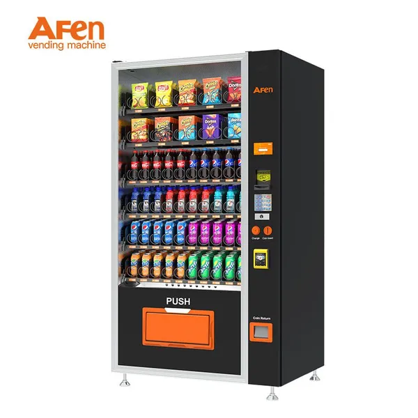 AFEN New Style Cheap Price Snacks and Drinks Vending Machine for Food and Drinks for Mall Use