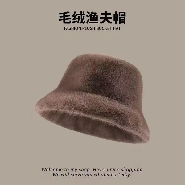 Faux Fur Fisherman Hat photo-4