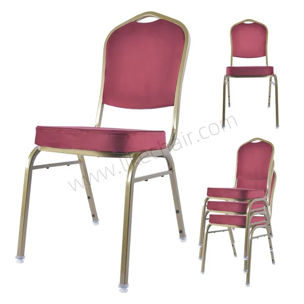 Fabric Traditional Modern Design Stackable Banquet Chairs for Commercial Use in Weddings and Hotels photo-4