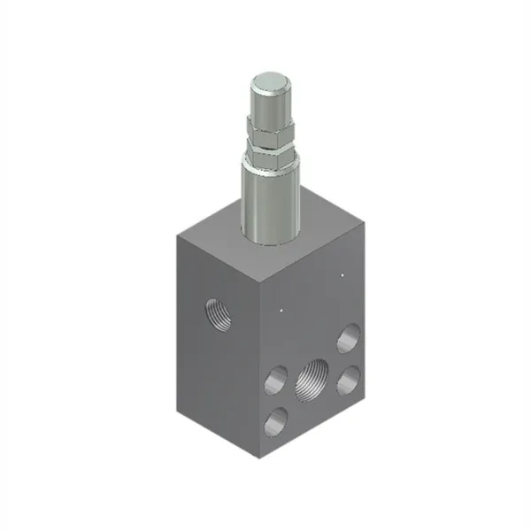 SEIM BVPAP03 Pressure Relief Stop Valve SAE 1 Inch 3000 PSI 120 L/min Max 150 Bar Adjustable Pilot Cast Iron FKM