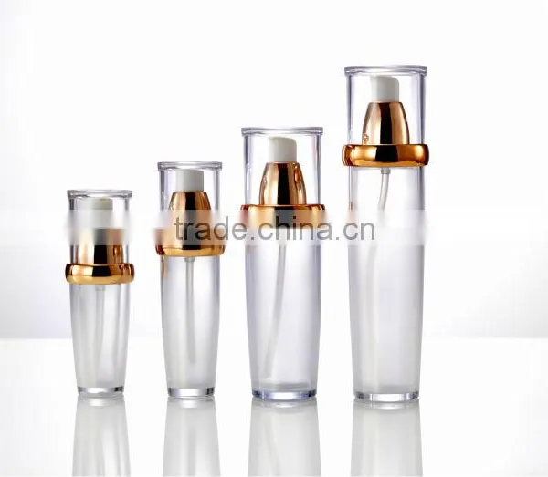 JAPAN AND TAIWAN STYLE PET, AS Material, Cosmetic Double Wall Bottle and Jar 10ml. 20ml, 30ml, 50ml, 80ml, 100ml, 30g, 50g