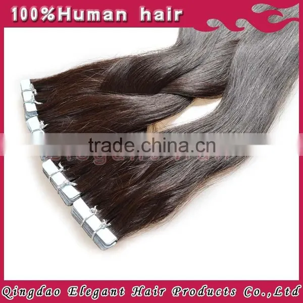 Shedding Free Virgin Human Tape in Hair Extension Wholesale Indian Human Hair Extension