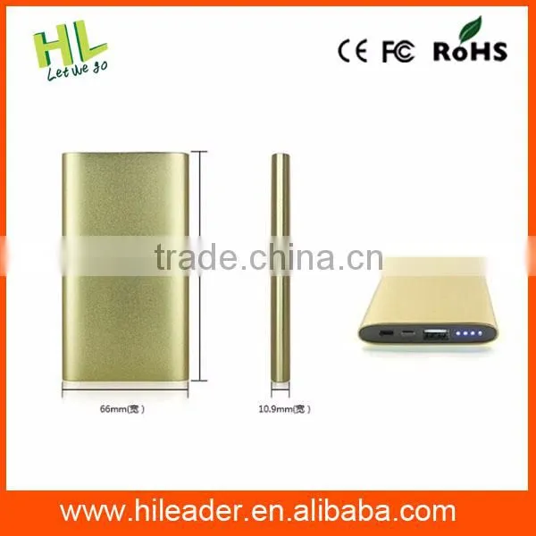 2015 Ultra-thin Metal 5000mah Lady Power Bank photo-3