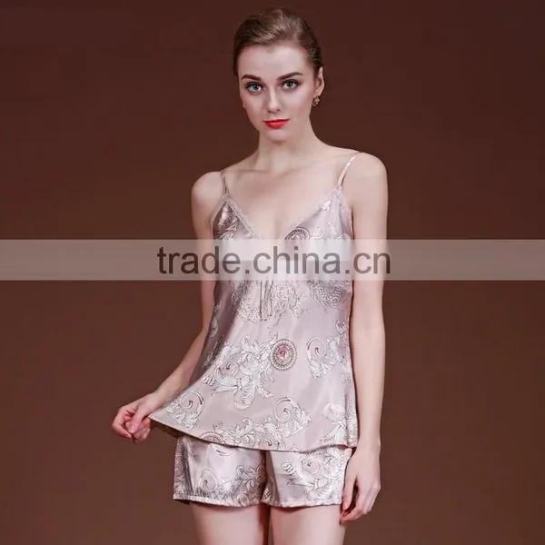 Women's Sexy Sleepwear, Dragon Printing Backless Two-piece Pajamas Sets photo-2